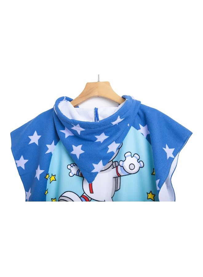 Children's Beach Hooded Bath Towel Multicolour 60X60cm - Image 3